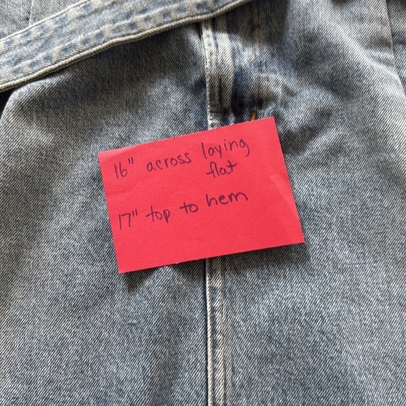 AGOLDE paper bag belted denim jean skirt. Size 26 - Picture 10 of 10